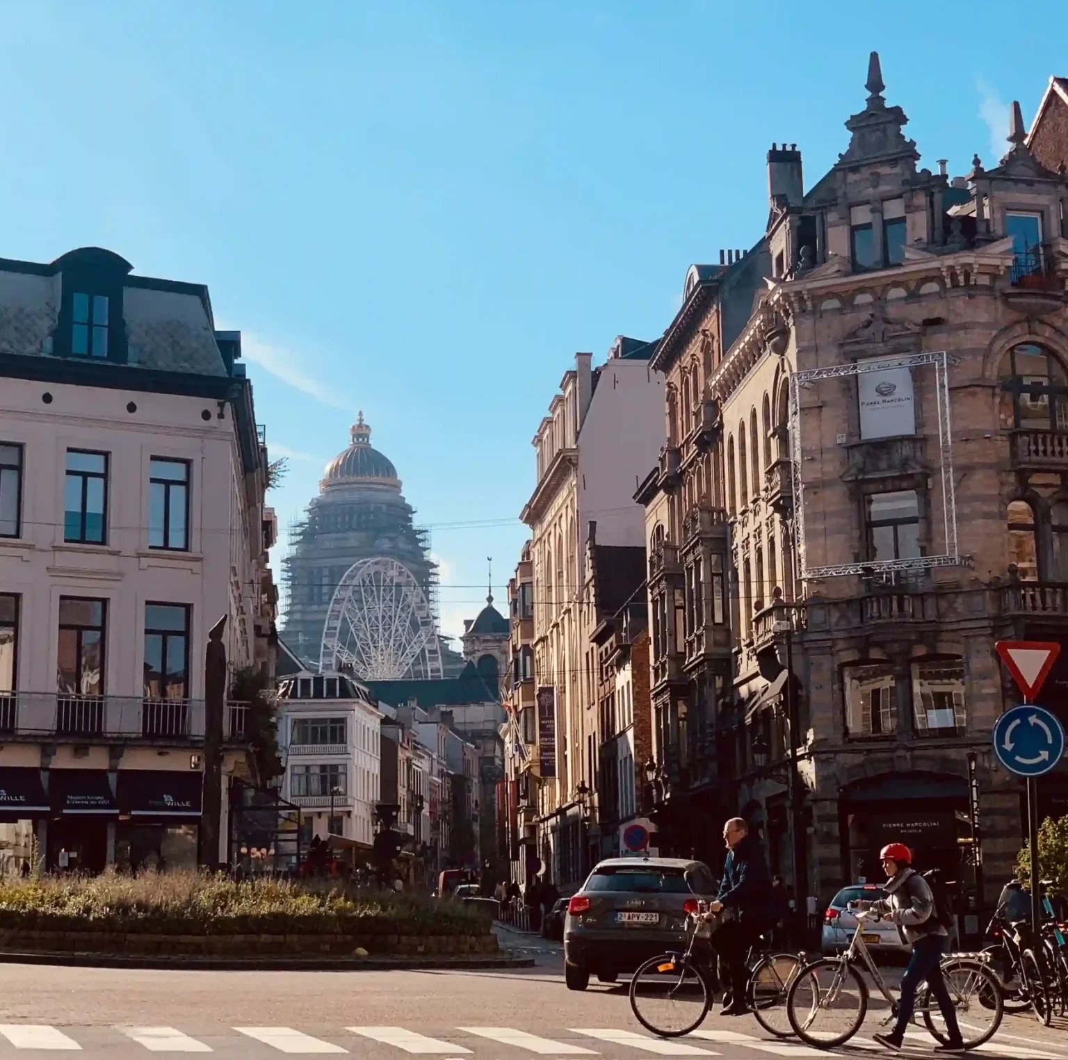 Bruxelles - vue sur le Palais de Justice depuis Ixelles